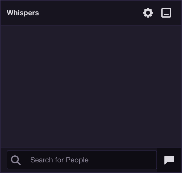 whisper chat box